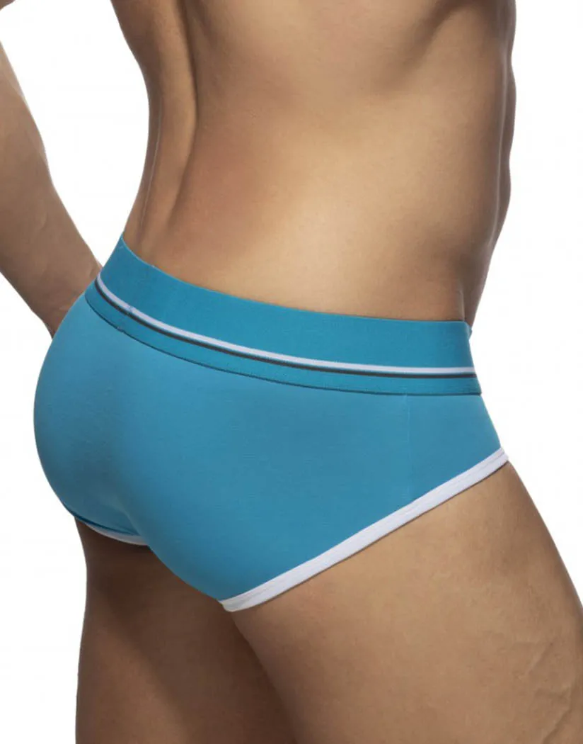 Addicted Turquoise Cotton Brief AD2225