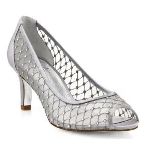 Adrianna Papell Jamie Evening Pumps Silver