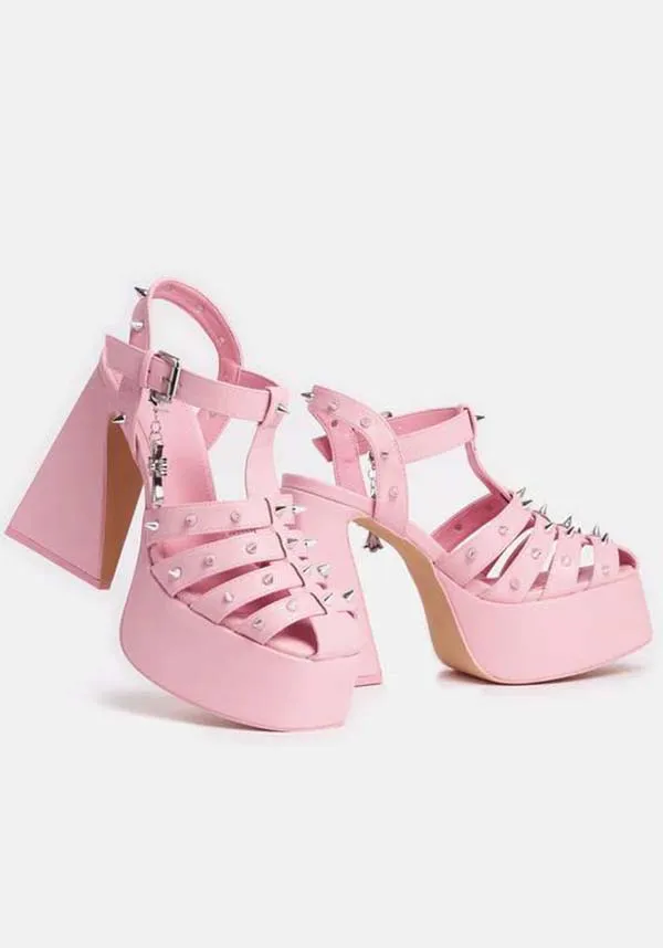 Angel Mist [Pink] | PLATFORM HEELS**