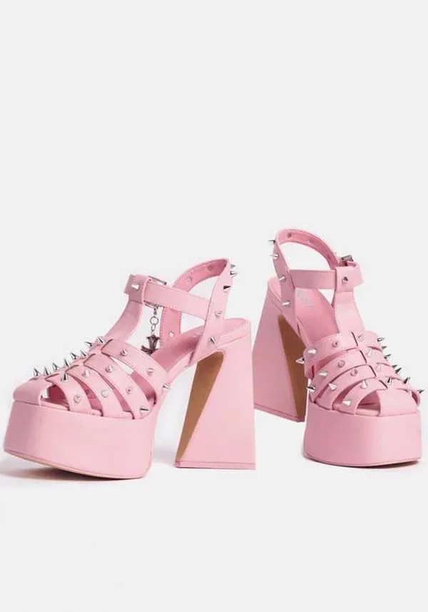 Angel Mist [Pink] | PLATFORM HEELS**