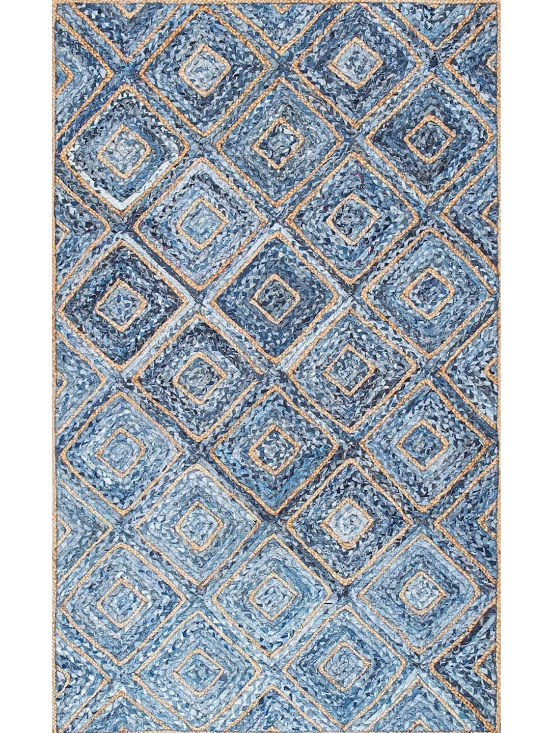 ARCTIC - BRAIDED DENIM JUTE RUG