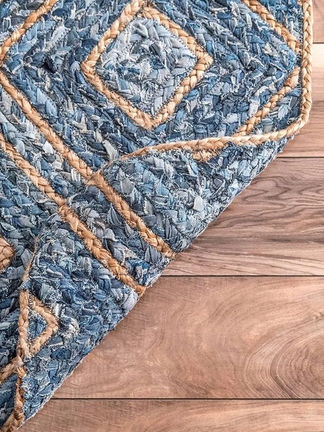 ARCTIC - BRAIDED DENIM JUTE RUG