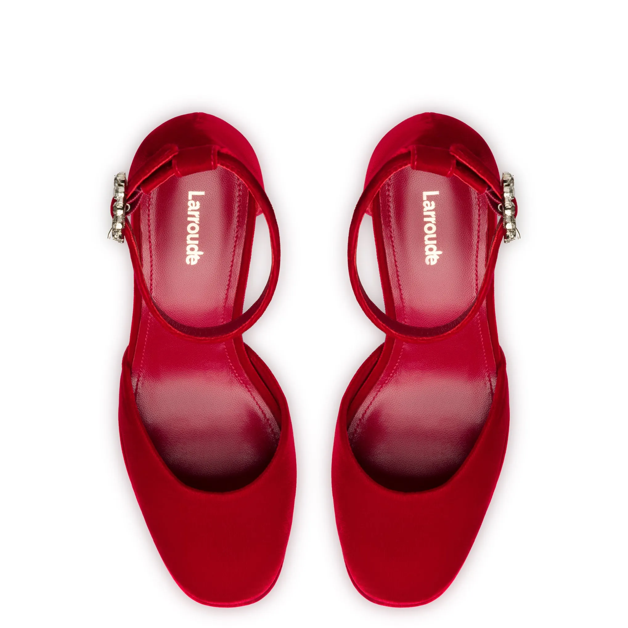 Ari Pump In Rouge Velvet