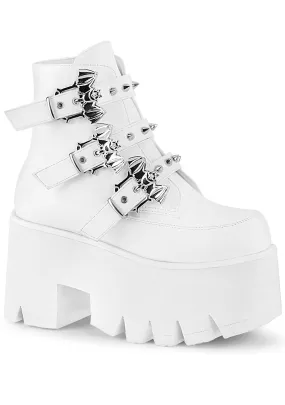 ASH 55 Heaven Can Wait White Platform Boots