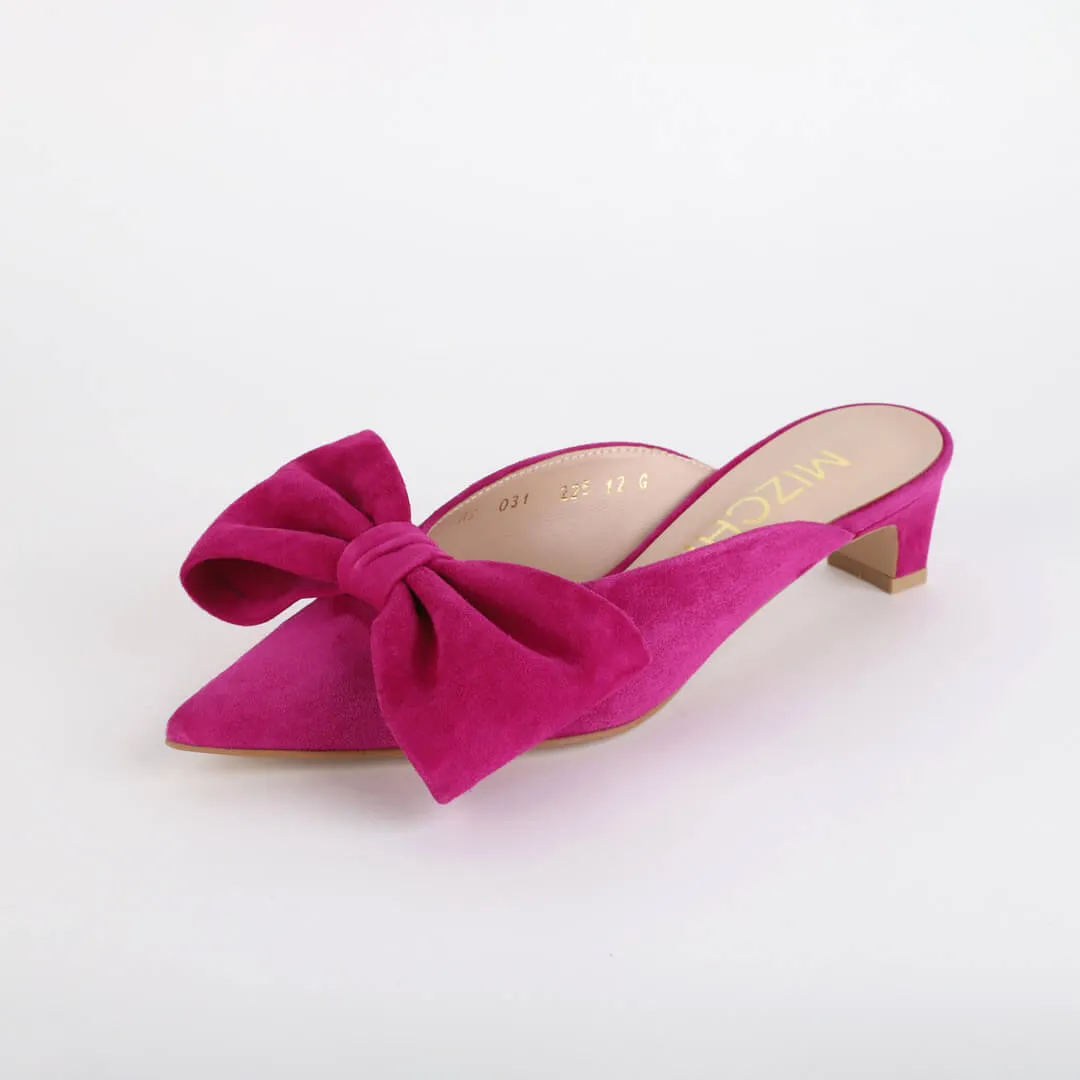 ASSIE PINK - big bow mule