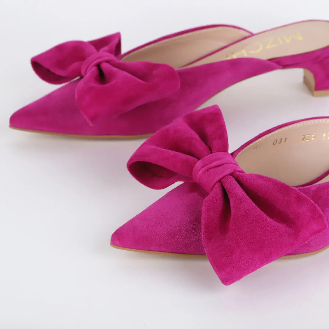 ASSIE PINK - big bow mule