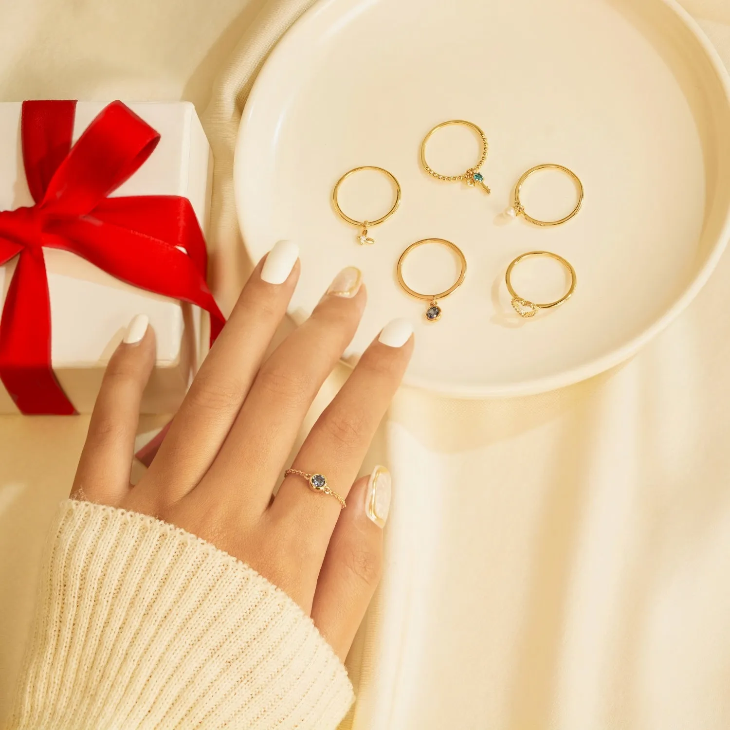 Birth Stone Bolo Ring