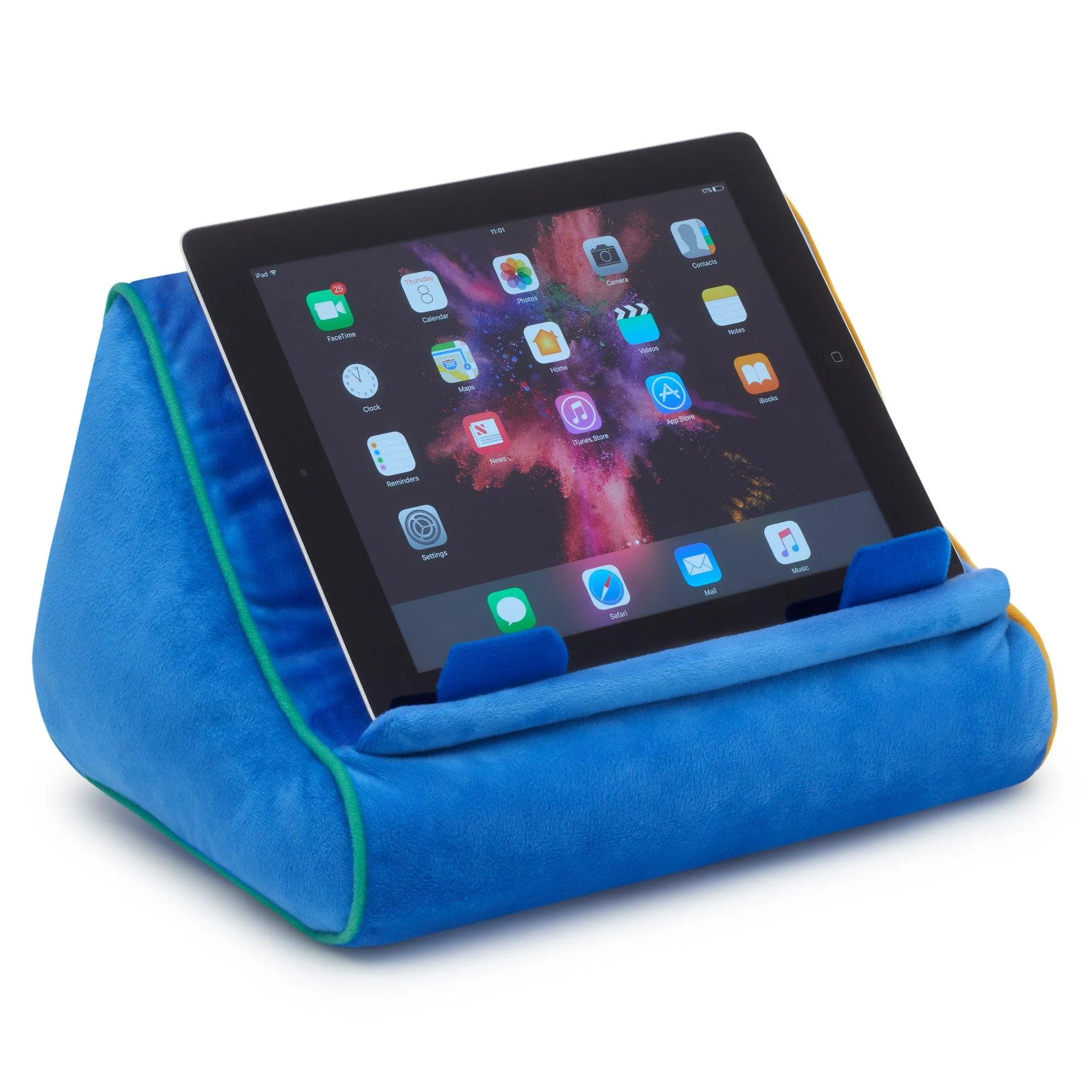 Book Couch - Hands Free Reading Tablet Stand & Book Holder (Blue)