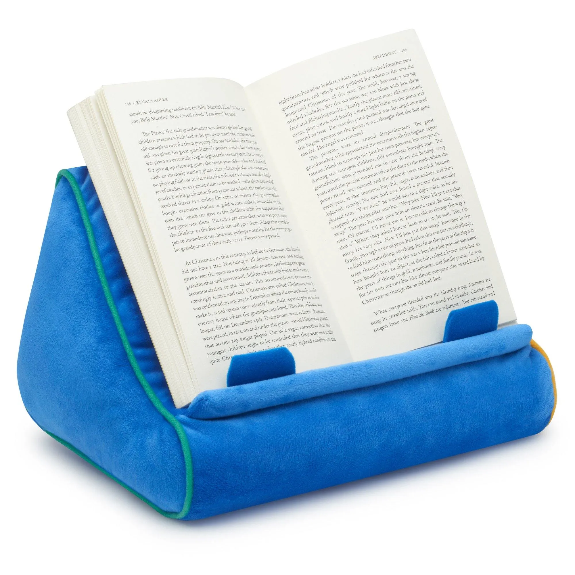 Book Couch - Hands Free Reading Tablet Stand & Book Holder (Blue)