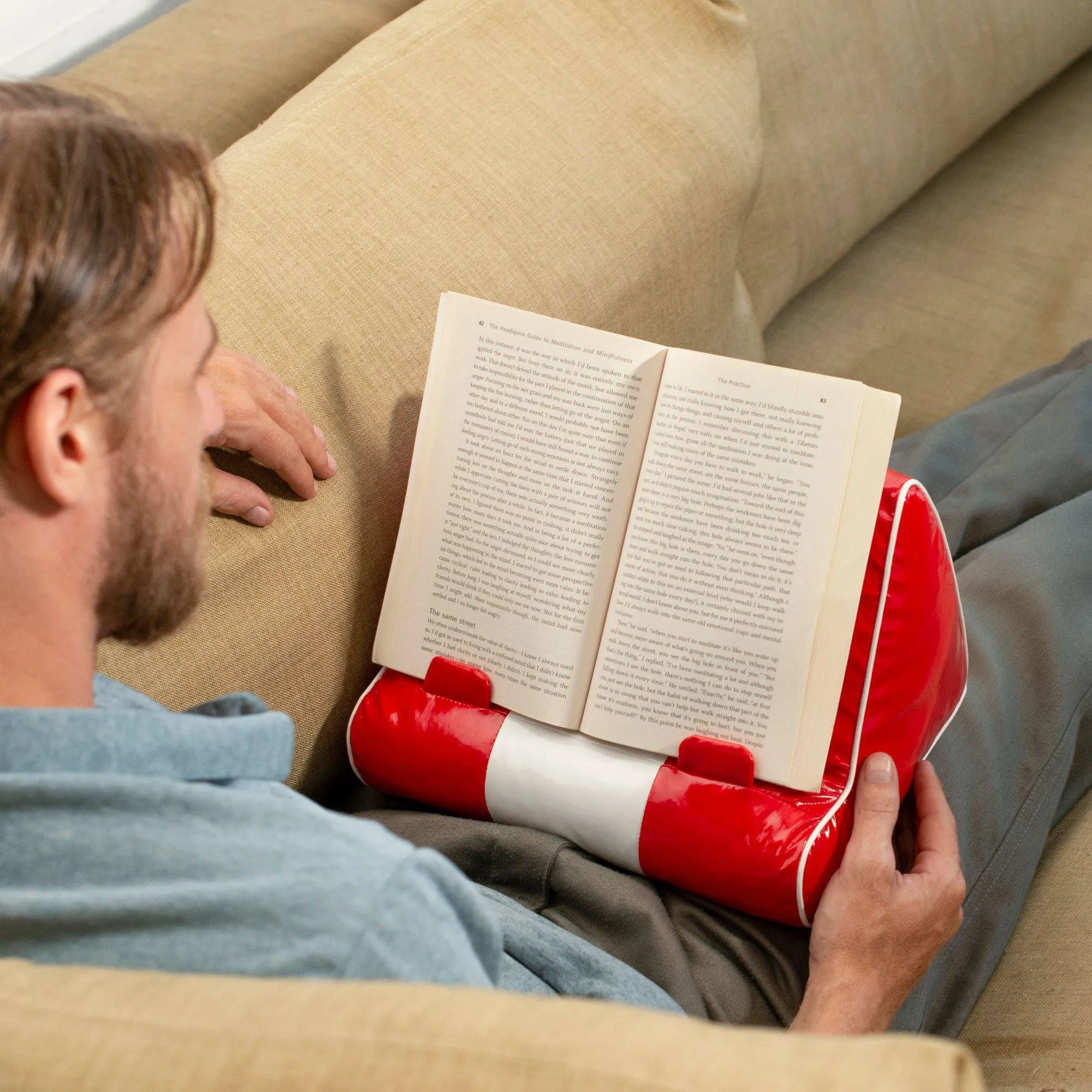 Book Couch - Hands Free Reading Tablet Stand & Book Holder (Diner)