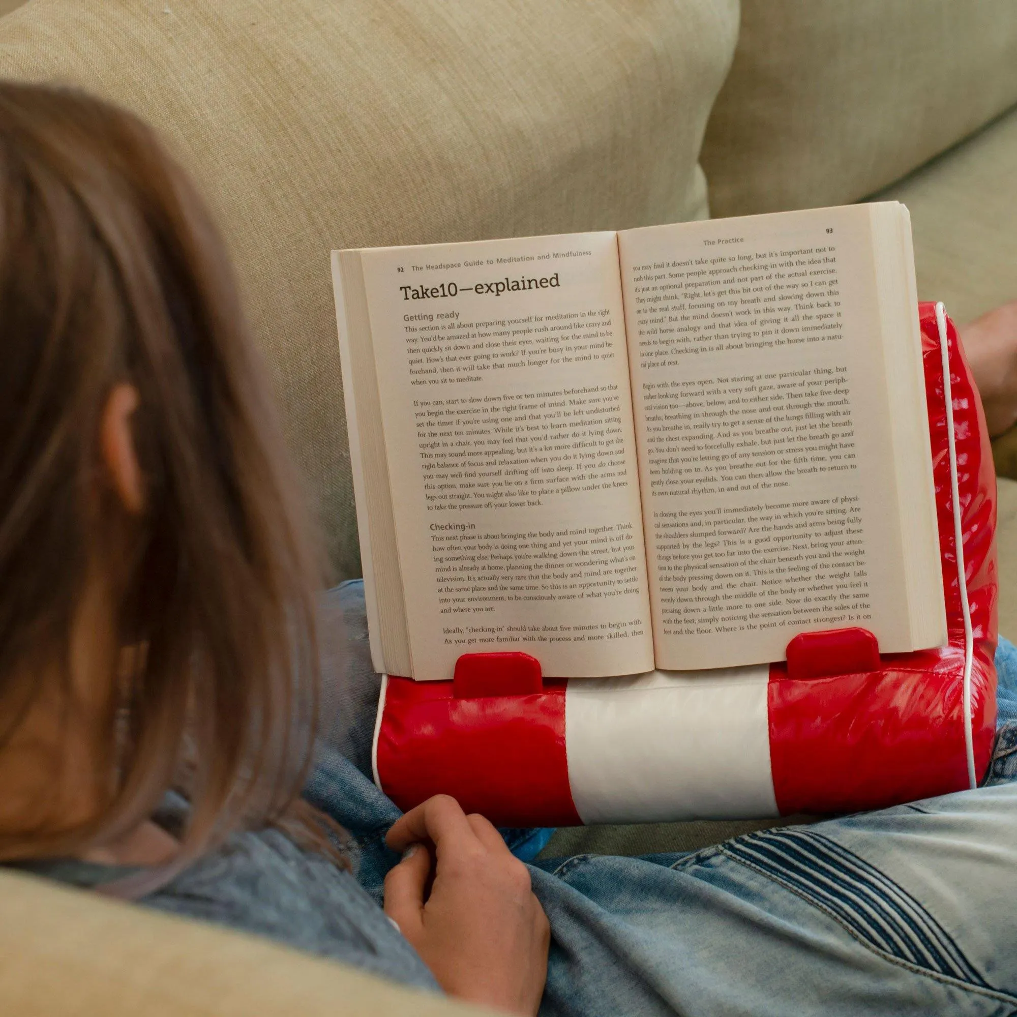 Book Couch - Hands Free Reading Tablet Stand & Book Holder (Diner)