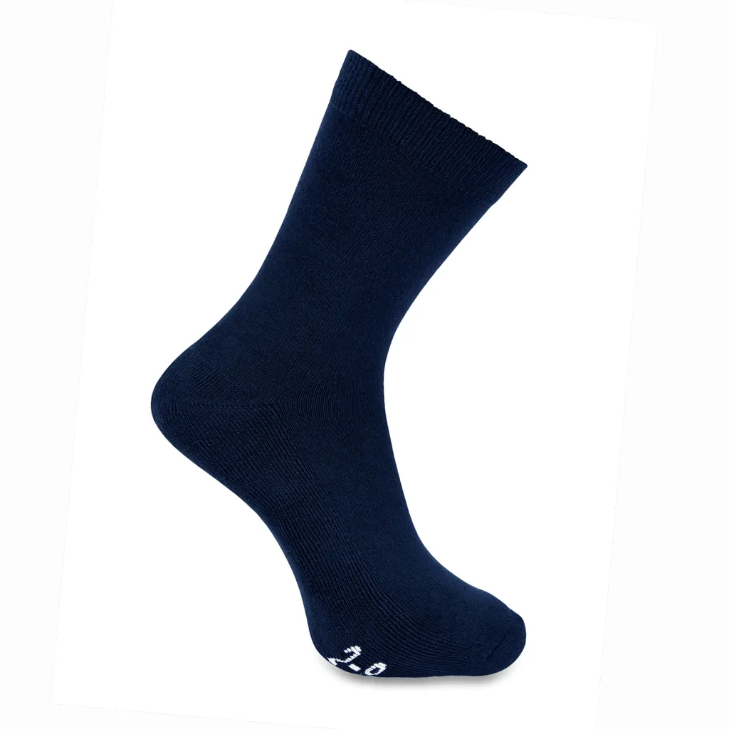 Boys Winter Navy Socks-  Twin Pack