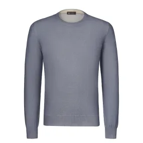 Cashmere Crew-Neck Pullover in New Navy