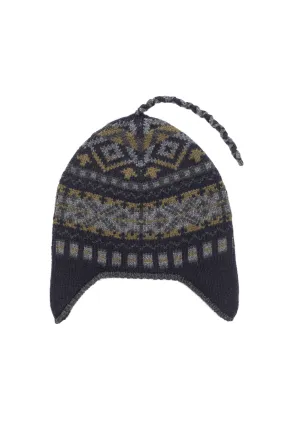 Cashmere Fairisle Inca Beanie