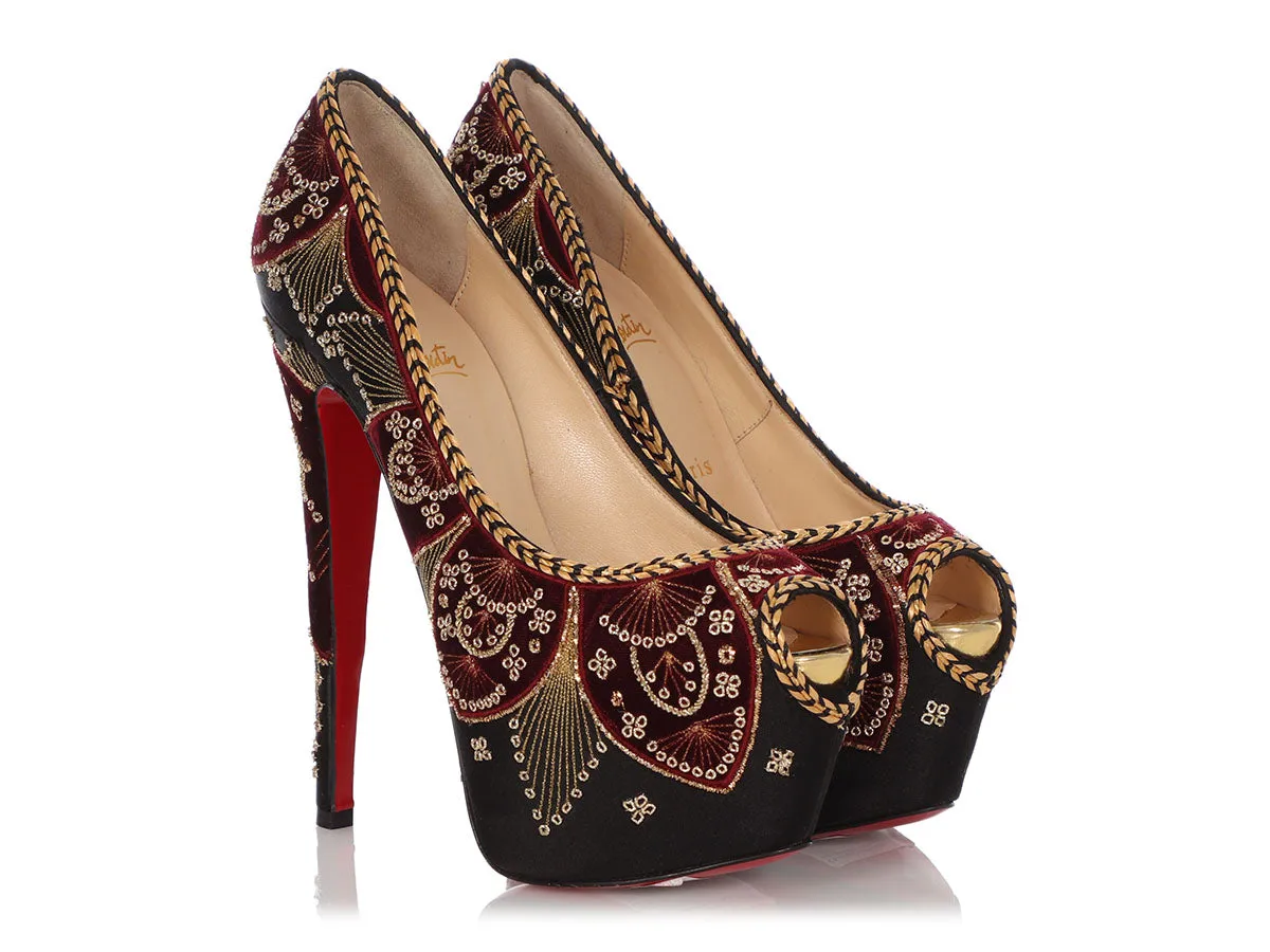 Christian Louboutin Baroque Highness Sombrero 160 Pumps