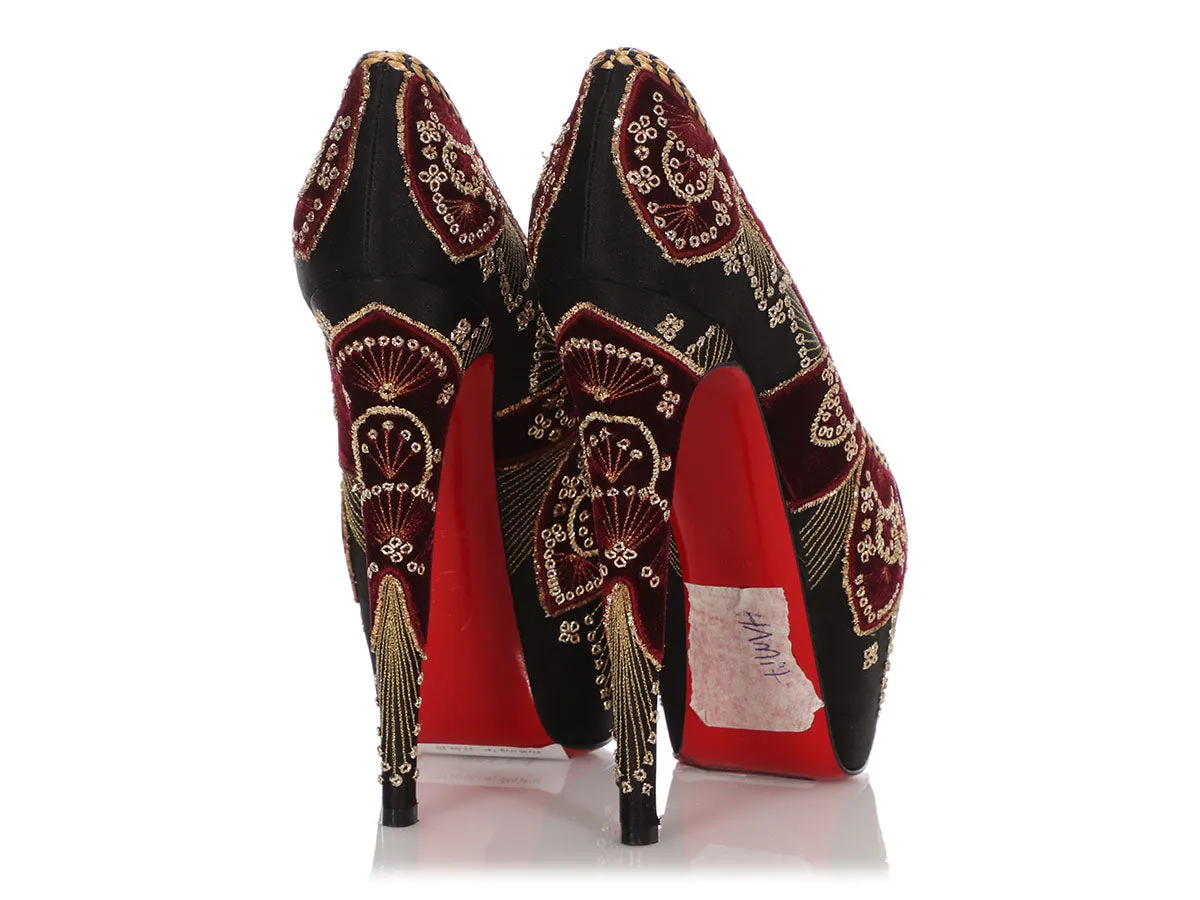 Christian Louboutin Baroque Highness Sombrero 160 Pumps