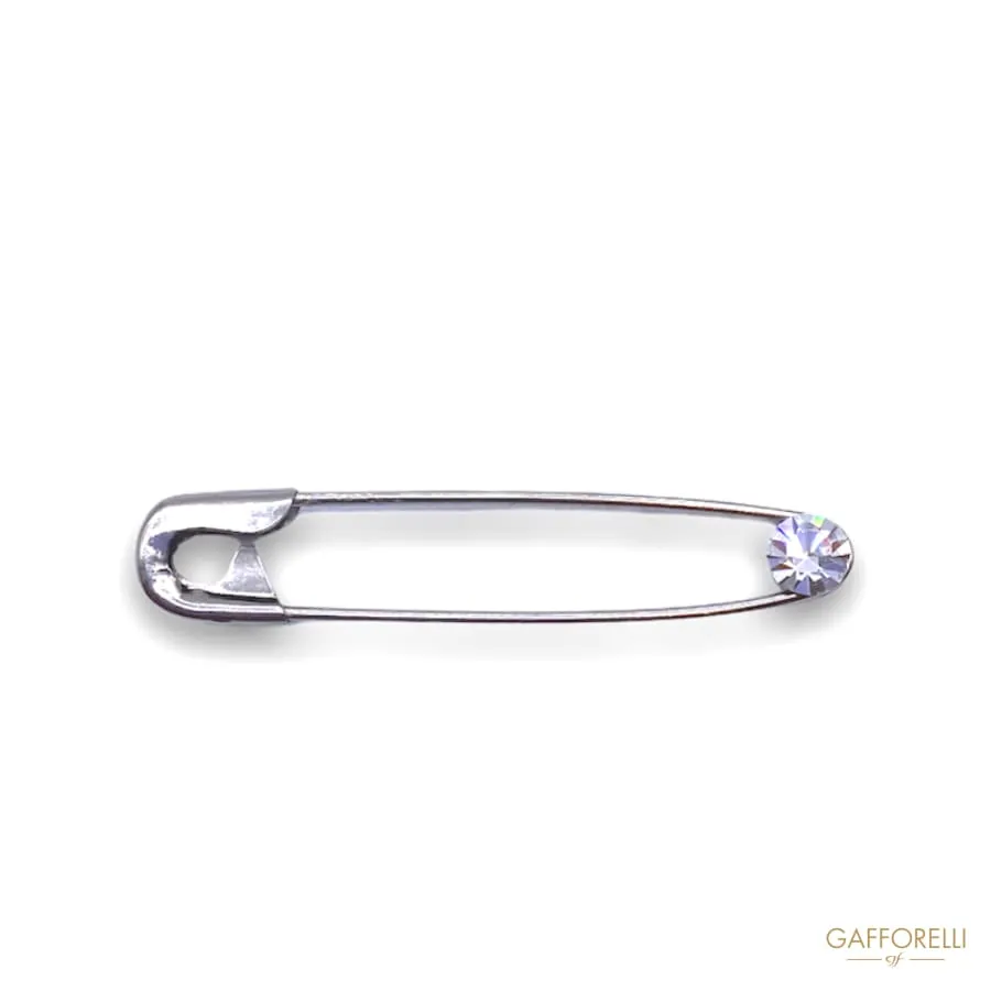 Classic Safety Pins with Swaroski 3622 - Gafforelli Srl