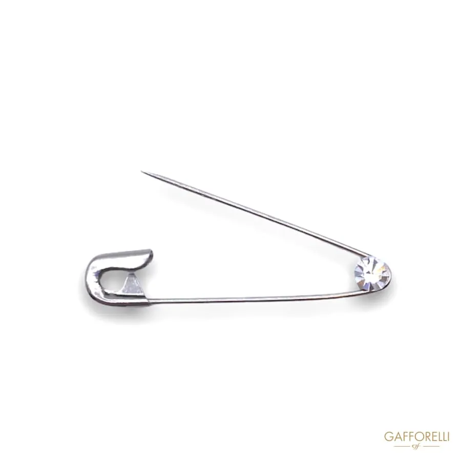 Classic Safety Pins with Swaroski 3622 - Gafforelli Srl