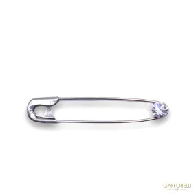 Classic Safety Pins with Swaroski 3622 - Gafforelli Srl