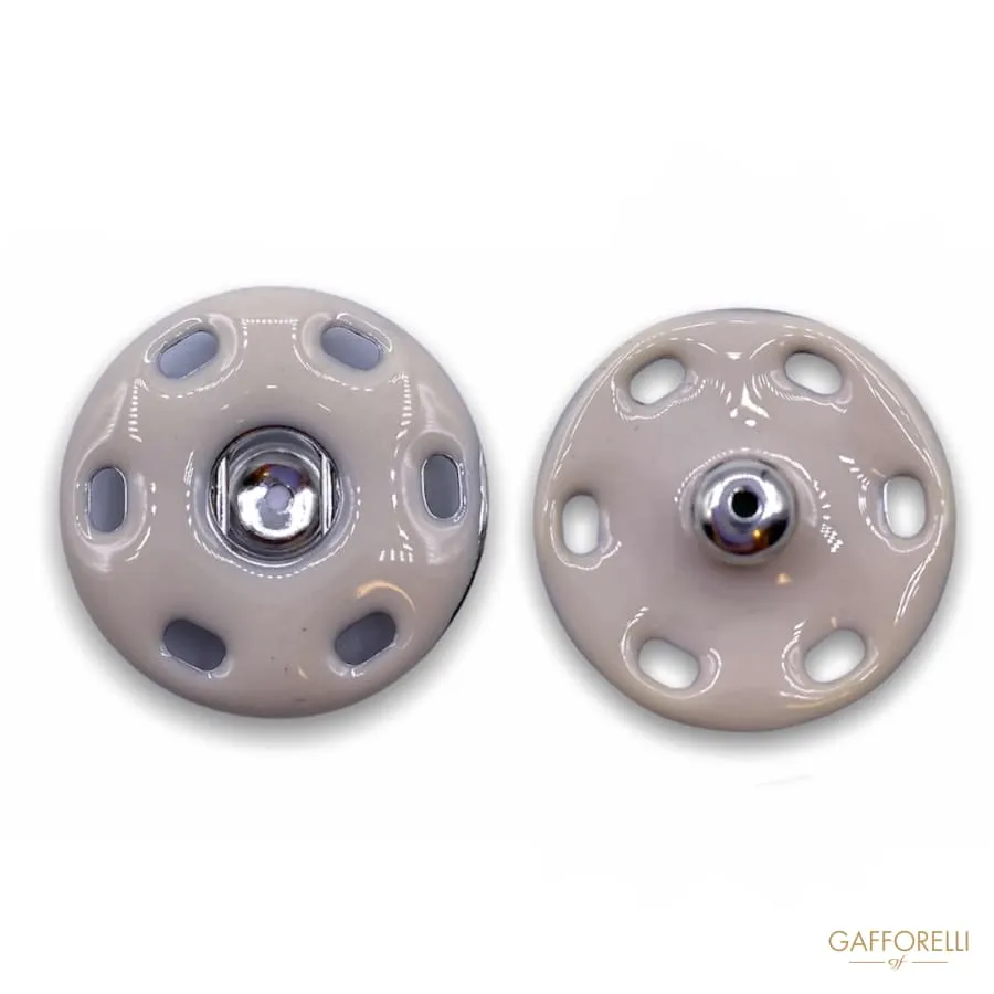 Colored Enameled Snap Button 8080 - Gafforelli Srl