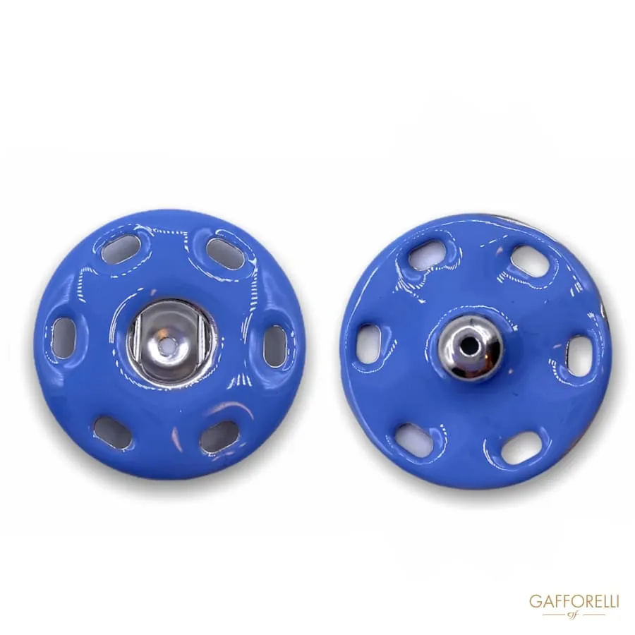 Colored Enameled Snap Button 8080 - Gafforelli Srl