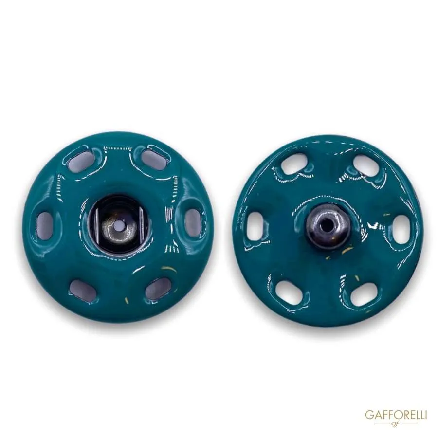 Colored Enameled Snap Button 8080 - Gafforelli Srl