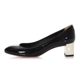 Fendi Black Patent Pumps