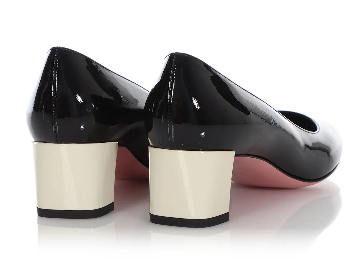 Fendi Black Patent Pumps