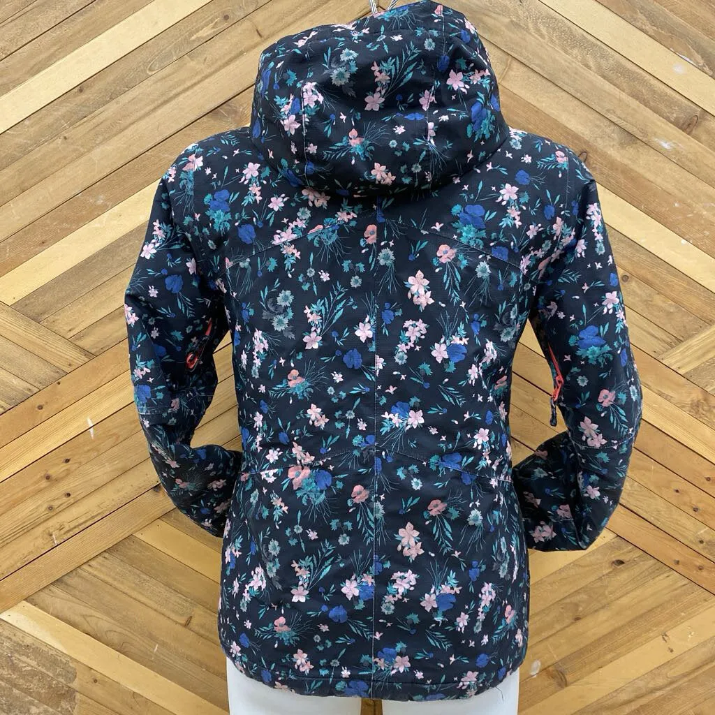 Firefly- insulated winter jacket - MSRP compared $89: Navy Floral -children-MD Y