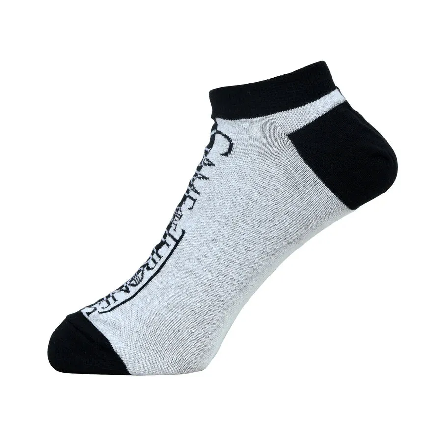 Game Of Thrones The Night's Watch Ankle Length Socks For Men  - Black And Grey