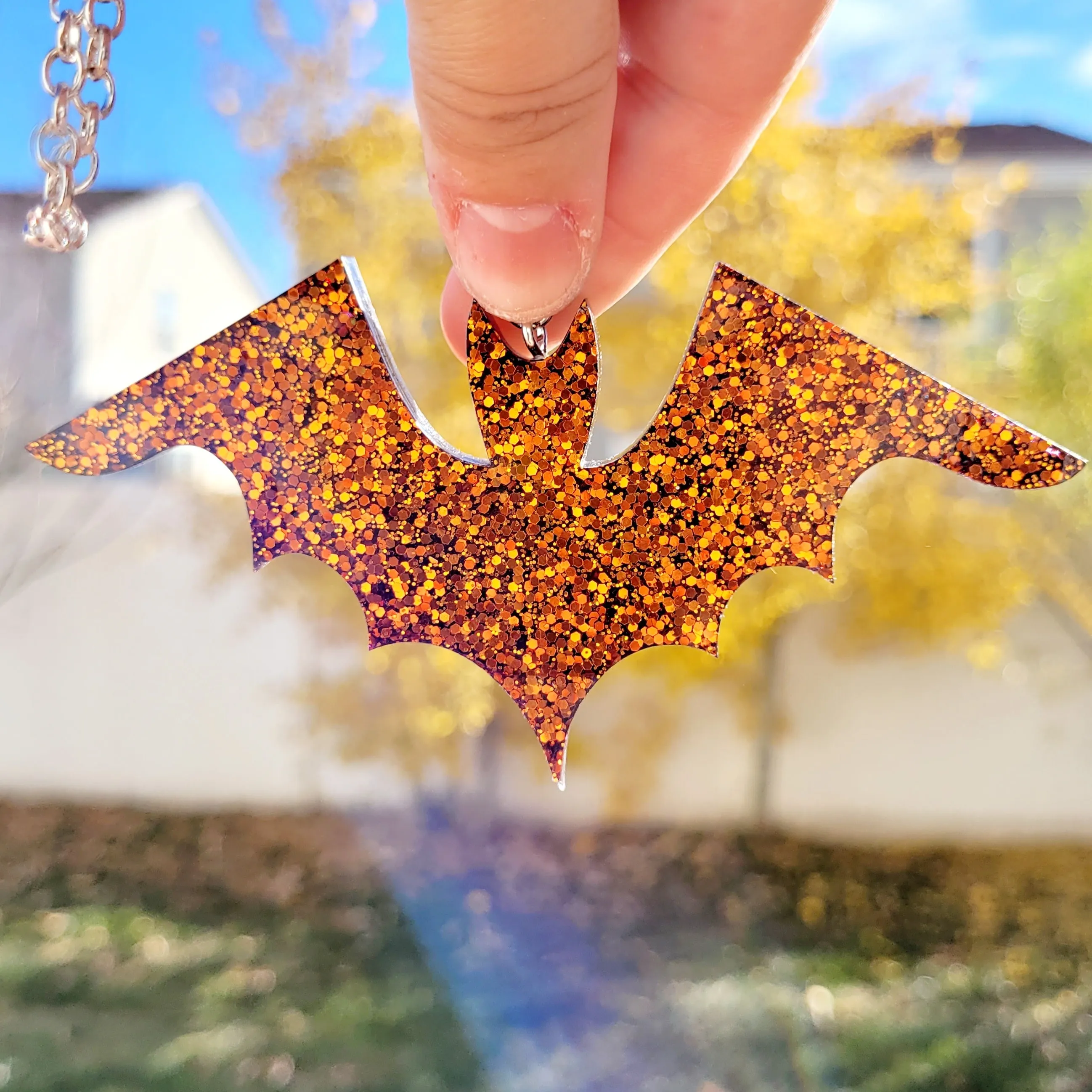 Holographic Bat Hanging Decor