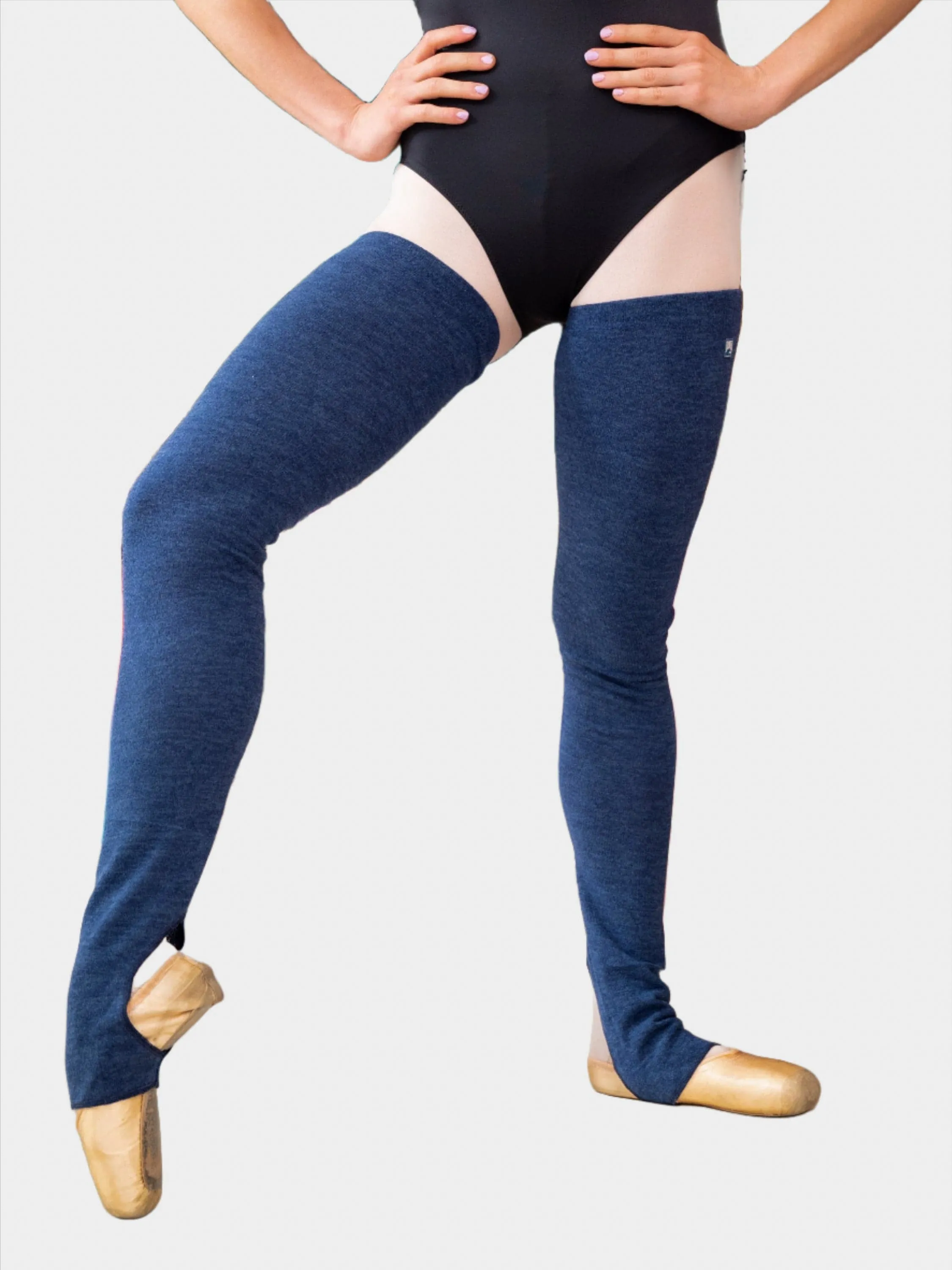 Indigo Long Dance Leg Warmers MP907