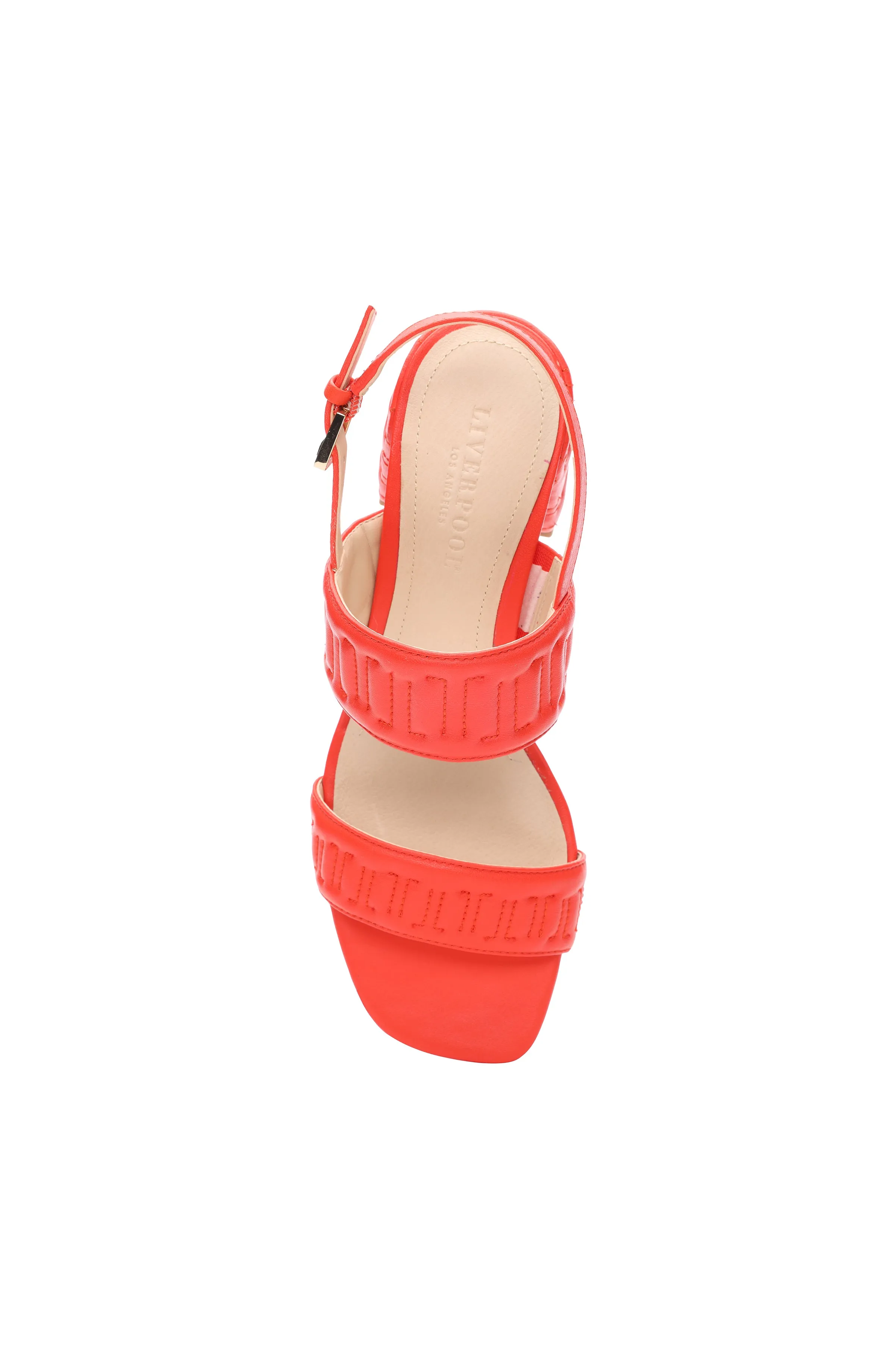 LAKEWOOD LOGO STITCH SLINGBACK WITH BLOCK HEEL