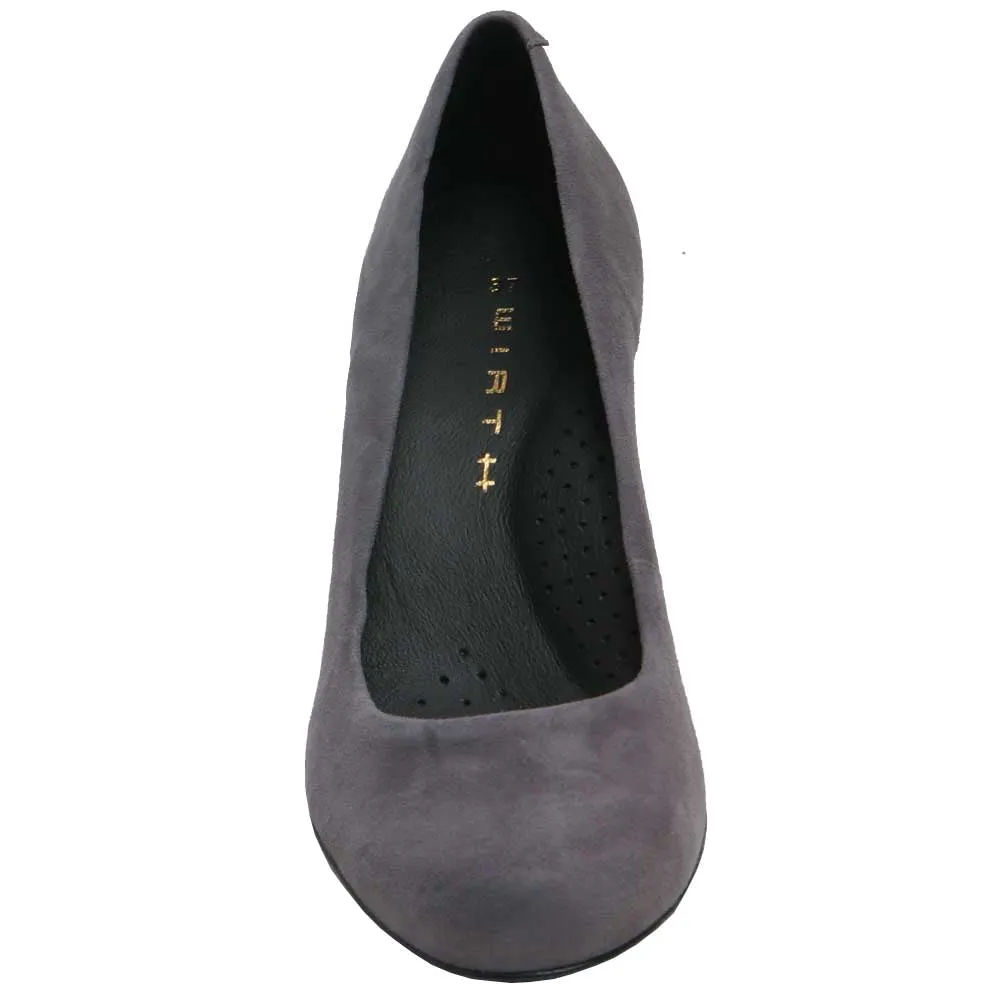 Mabel 12 Suede Pump Grey