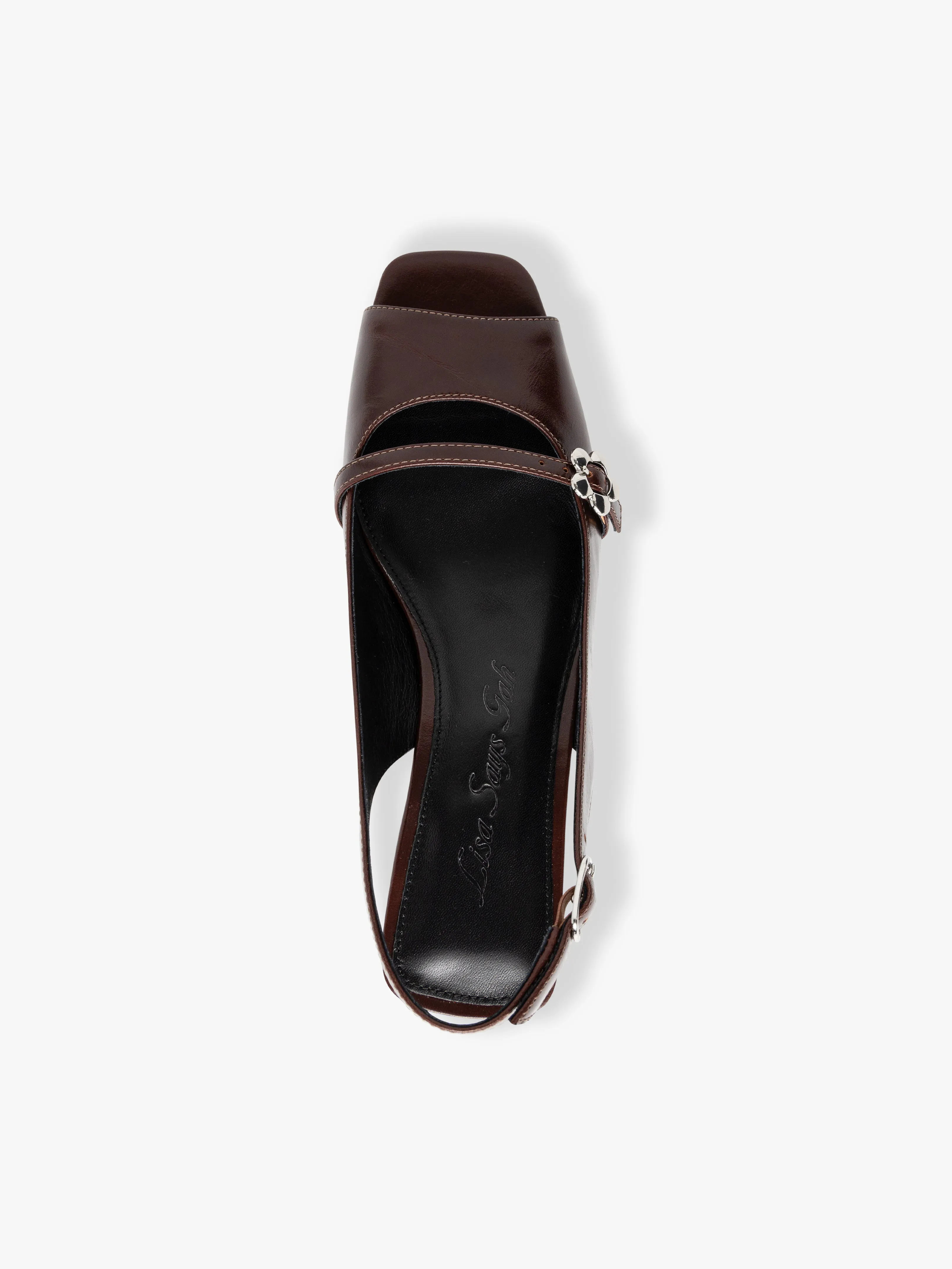 Mackie Peep Toe - Chocolate