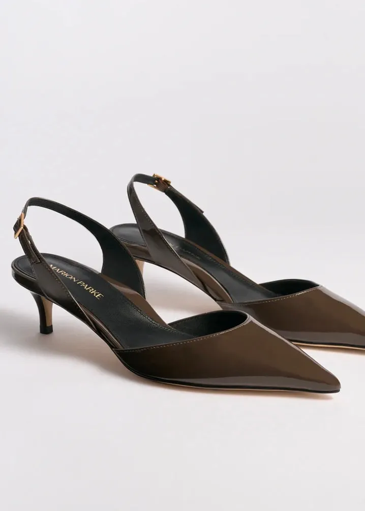 Marion Parke Classic Slingback 45 Chocolate