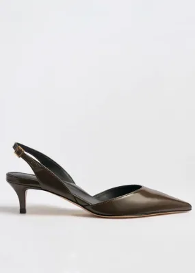 Marion Parke Classic Slingback 45 Chocolate