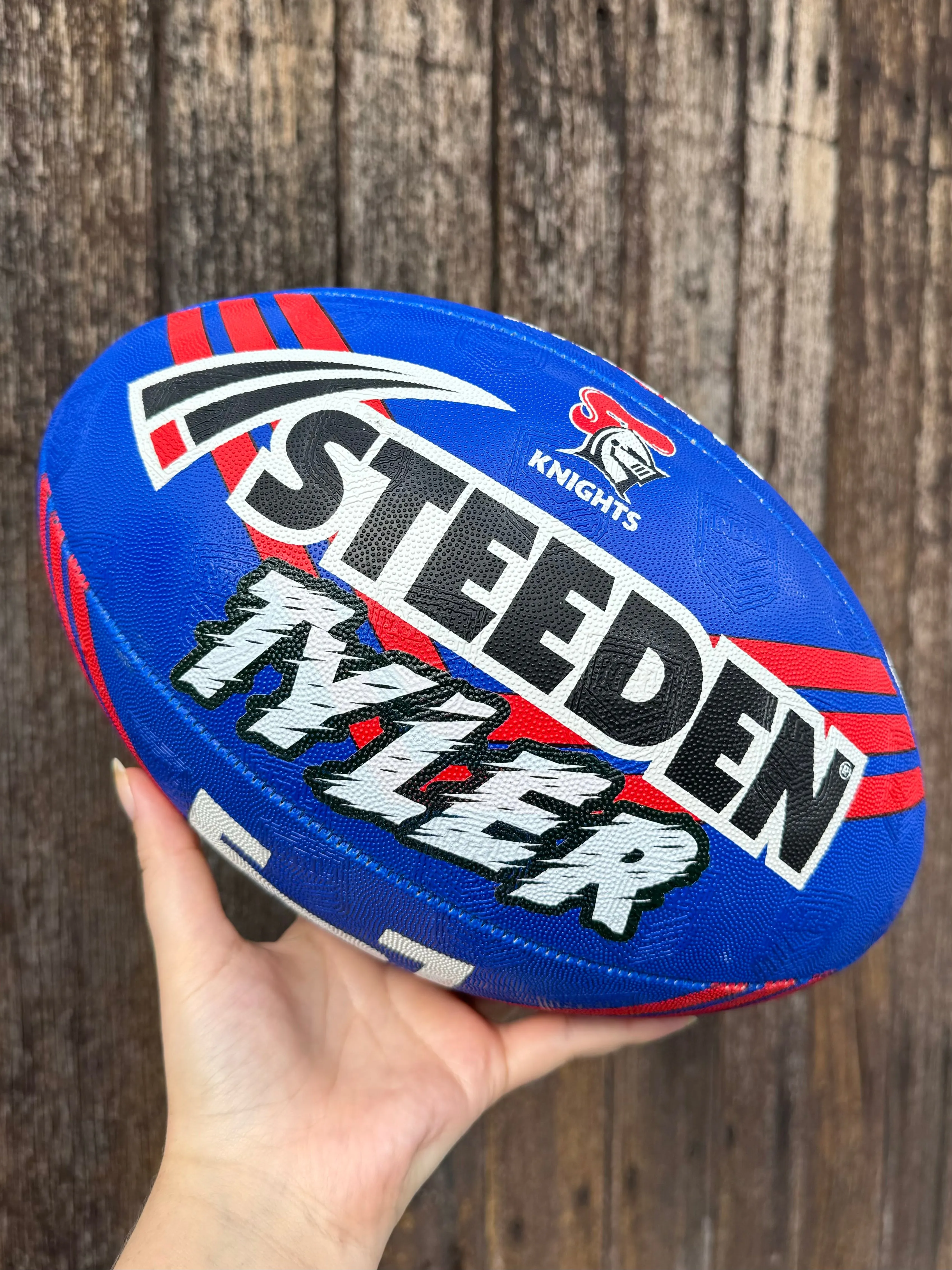 Personalised Newcastle Knights Official NRL Ball (size 5)