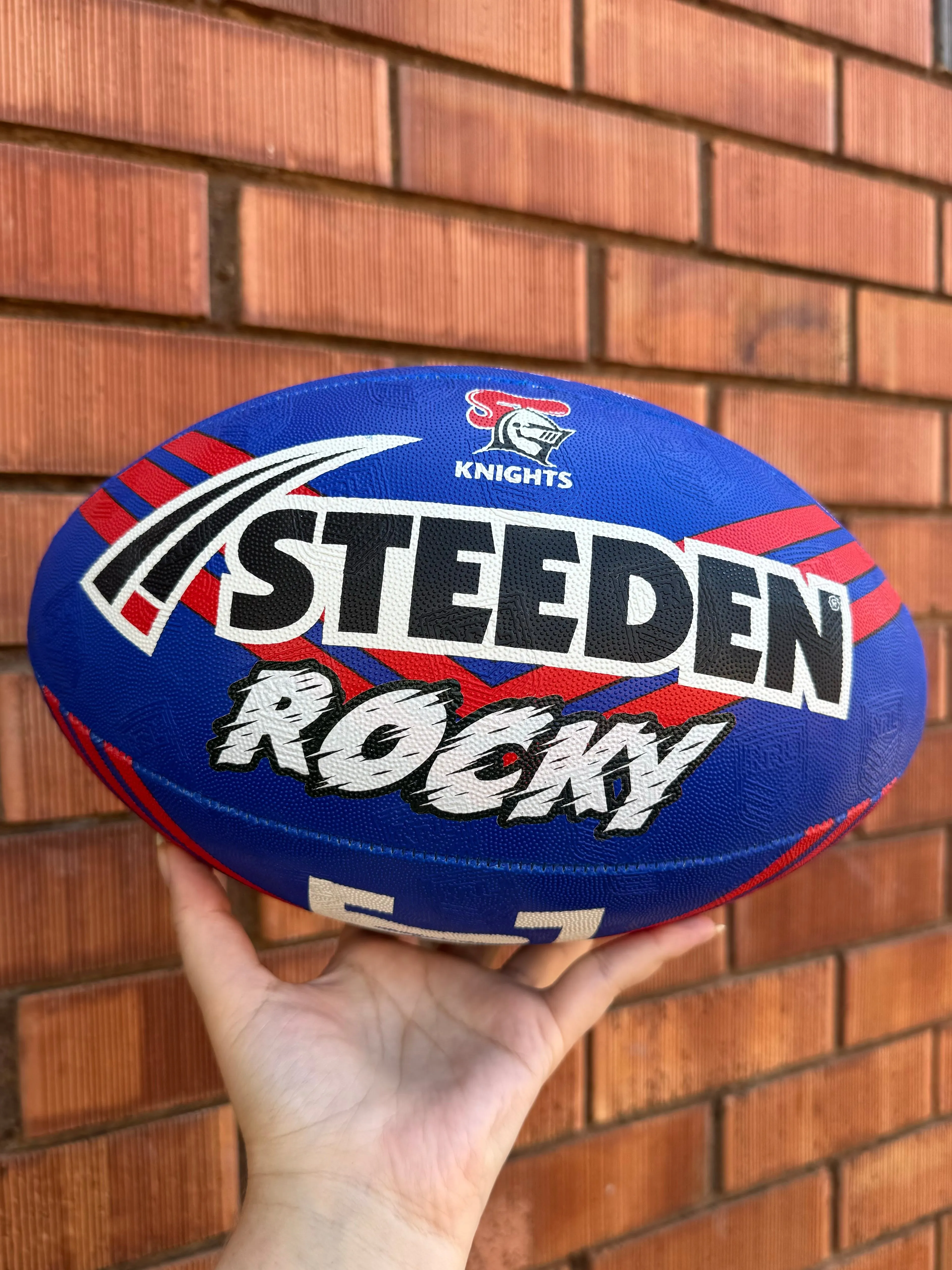 Personalised Newcastle Knights Official NRL Ball (size 5)