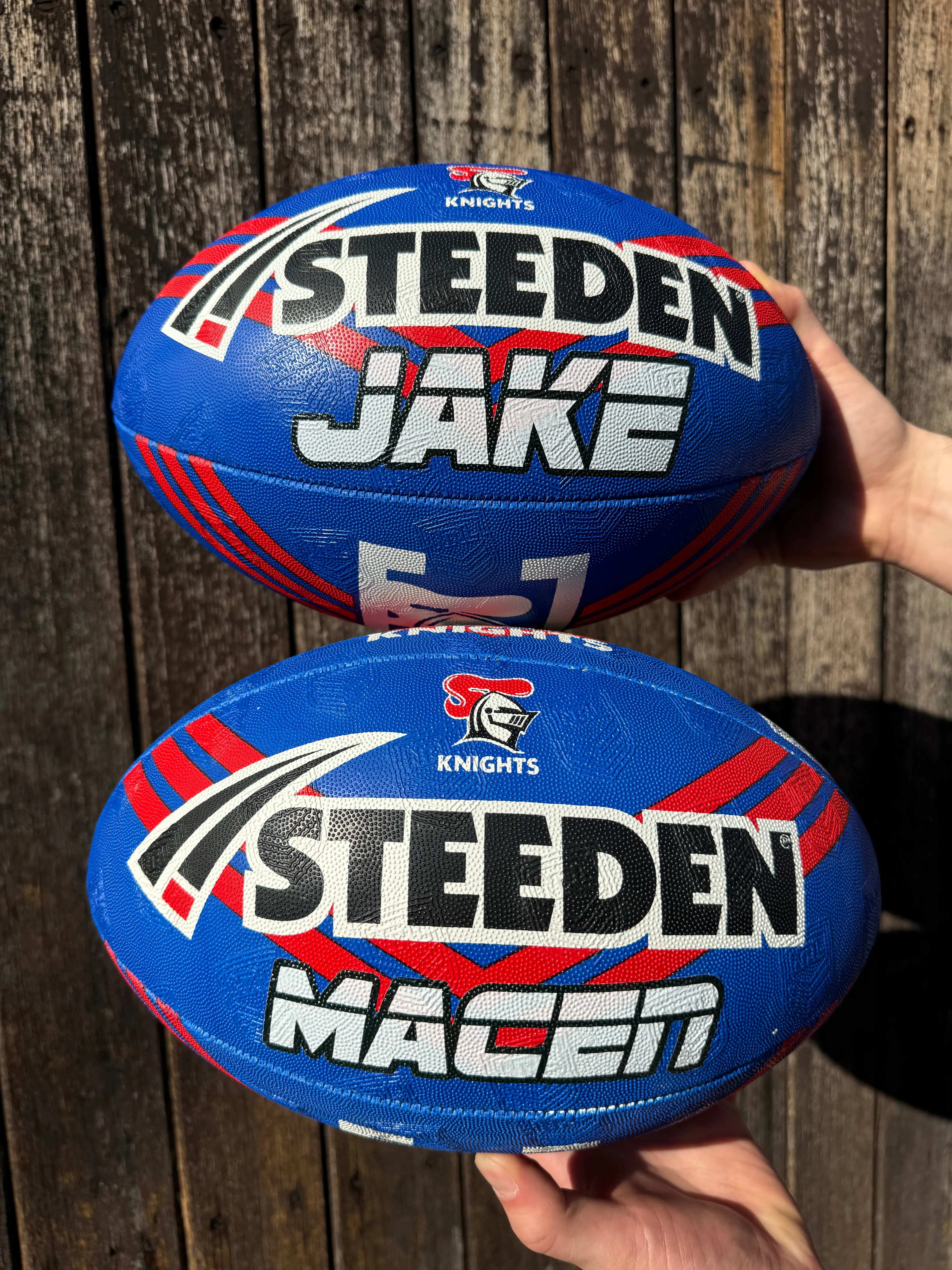 Personalised Newcastle Knights Official NRL Ball (size 5)