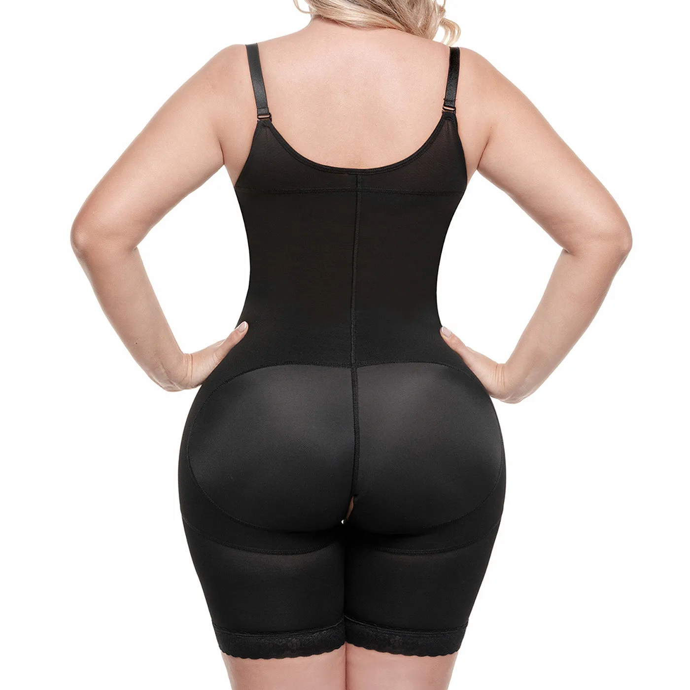 Post-Surgery BBL, Open-Bust, Mid-Back, High Compression Shapewear Fajas Sonryse 047BF