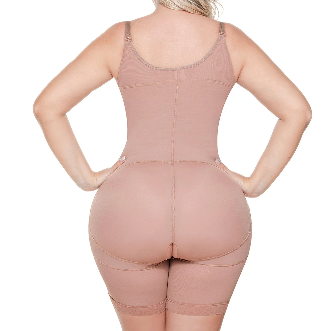 Post-Surgery BBL, Open-Bust, Mid-Back, High Compression Shapewear Fajas Sonryse 047BF