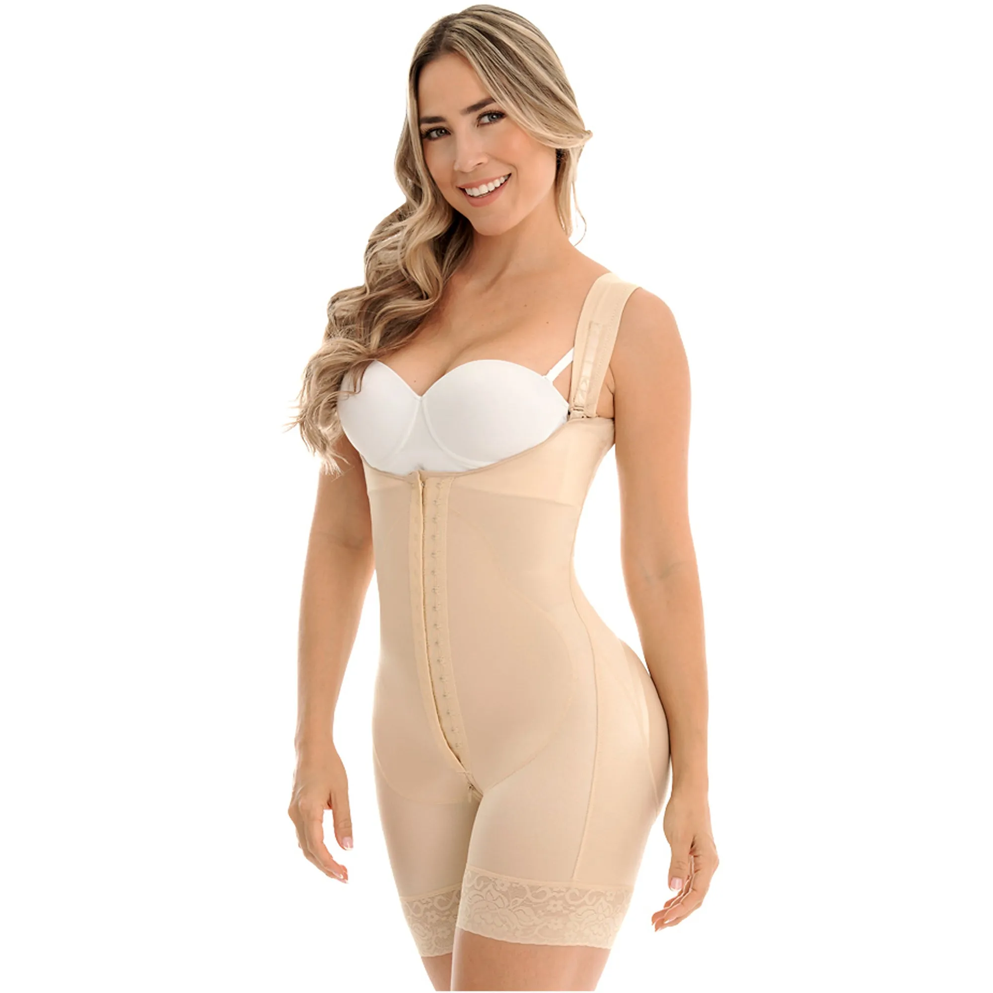 Post surgical Compression Garment & Postpartum Girdle Butt Lifter medium compression & Mid Thigh Faja MYD F-0269