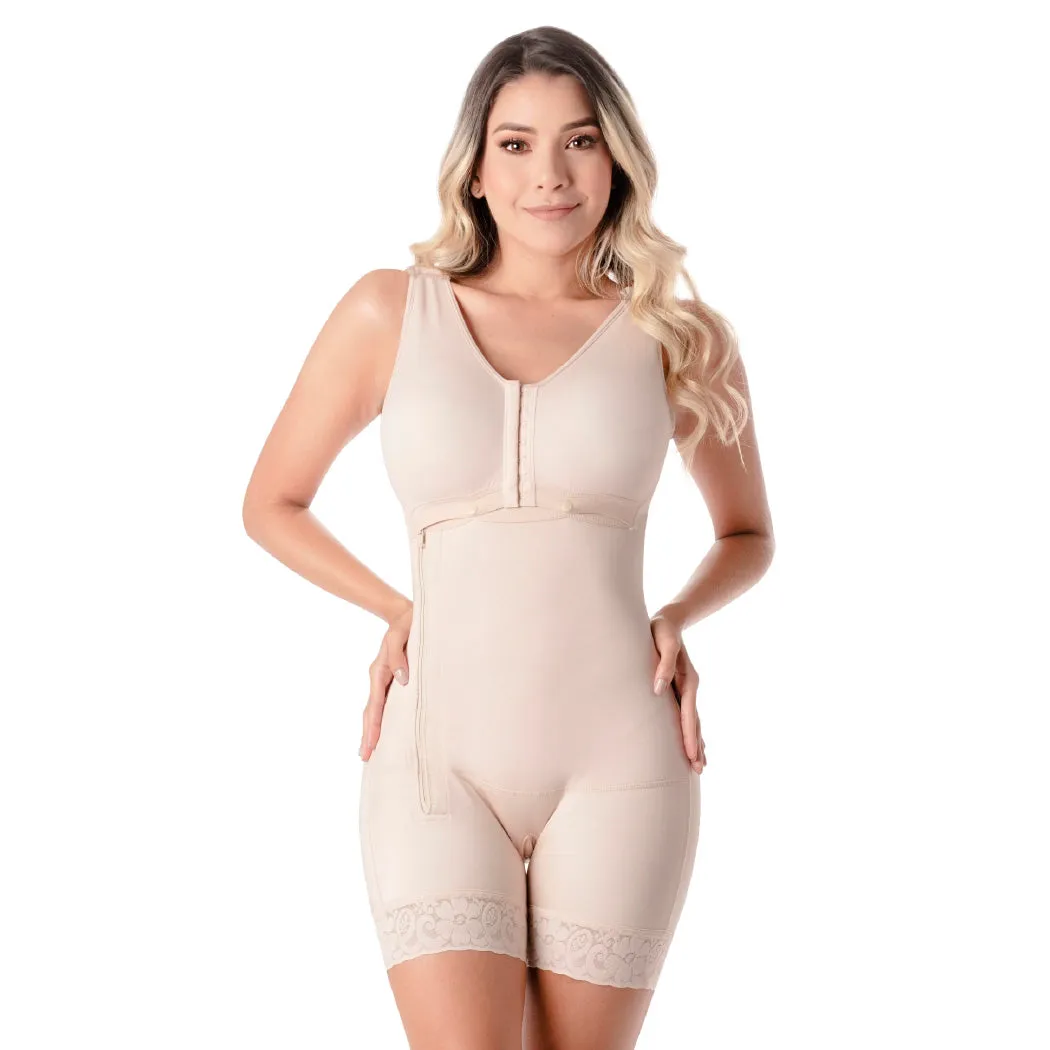 Postpartum C-Section Built-In Bra & High Back, Medium Compression Fajas Sonryse TR53ZL