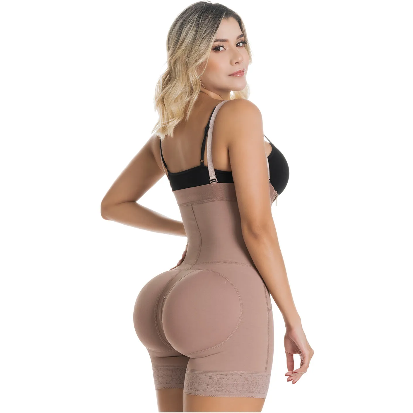 Postpartum C-Section, Open Bust, Mid-Back, High Compression Body Shaper Fajas Sonryse 050ZL