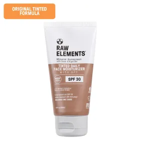 RAW ELEMENTS TINTED DAILY FACE MOISTURIZER SPF 30