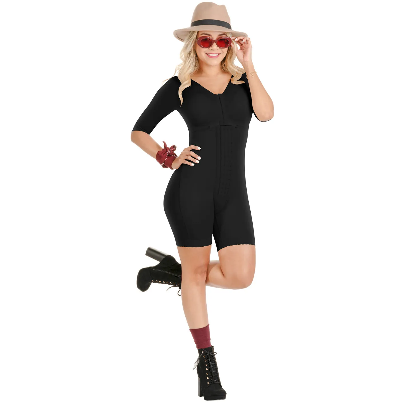 SONRYSE TR103BF Colombian Shapewear  Bodysuit | Post Surgery Body Shapers | Stage 1 Faja