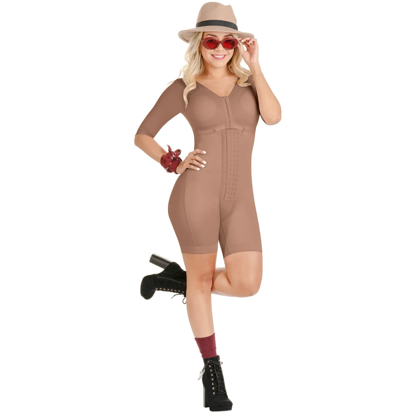 SONRYSE TR103BF Colombian Shapewear  Bodysuit | Post Surgery Body Shapers | Stage 1 Faja