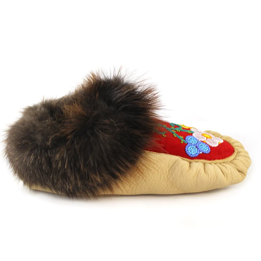 Stephanie Tenasco Floral Ladies 8 Moccasins