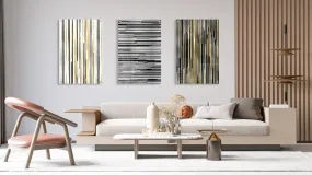 Stripes Pattern Set of 3 Prints Modern Wall Art Modern Artwork